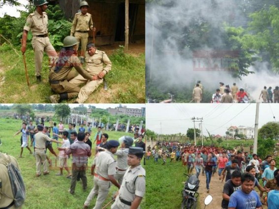 Woman Missing : Angry mass attack Police, Section-144 implemented at Budhjung Nagar Woman Missing : Angry mass attack Police, Section-144 implemented at Budhjung Nagar